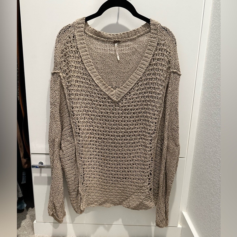 Free People knit sweater